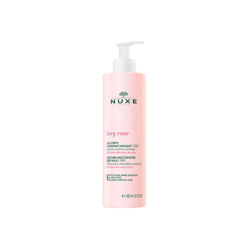 Nuxe Very rose Lait corps hydratant apaisant 24h 400ml Nuxe Very rose Lait corps hydratant apaisant 24h 400ml