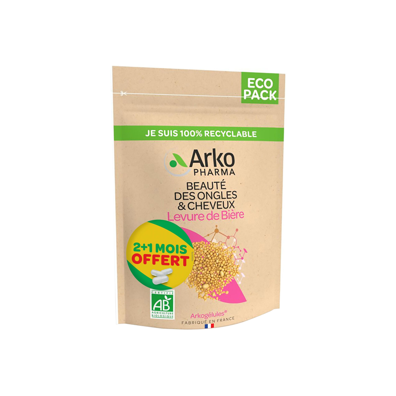 Arkopharma Arkogélules Levure de Bière bio écopack 270 gélules Arkopharma Arkogélules Levure de Bière bio écopack 270 gélules