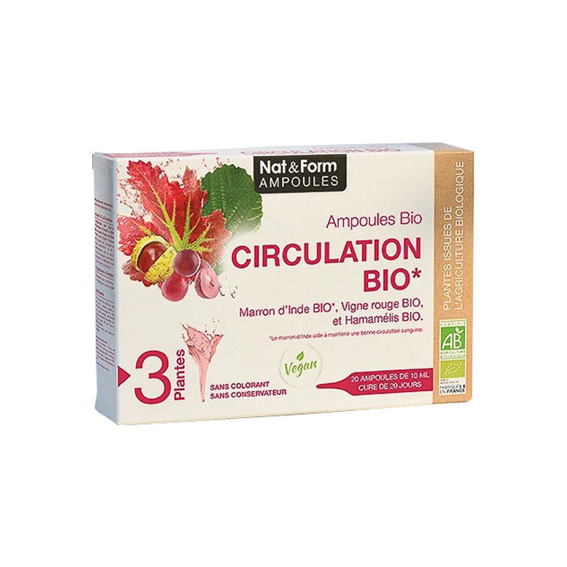 Nat&Form Circulation bio 20 ampoules