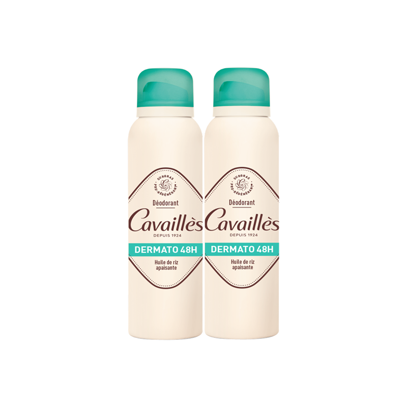Cavaillès Dermato 48H Déodorant spray lot de 2x150ml Cavaillès Dermato 48H Déodorant spray lot de 2x150ml