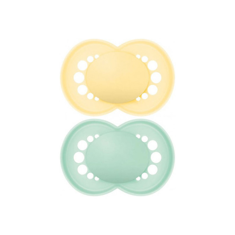 MAM Original Sucettes orthodontiques 6+ mois non imprimées lot de 2 MAM Original Sucettes orthodontiques 6+ mois non imprimées lot de 2