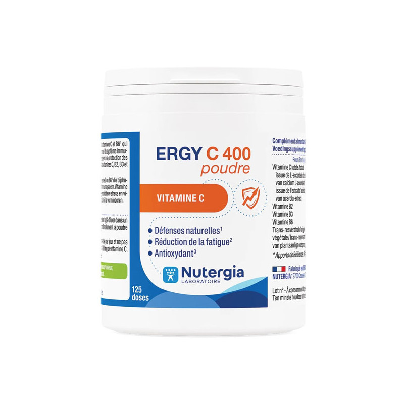 Nutergia Ergy C 400 Poudre 125gr Nutergia Ergy C 400 Poudre 125gr