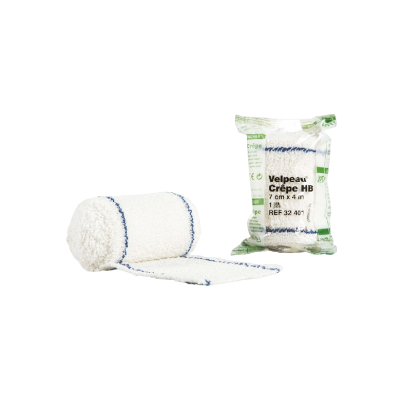 Lohmann Velpeau crêpe coton sous cello 4m x 7cm Lohmann Velpeau crêpe coton sous cello 4m x 7cm