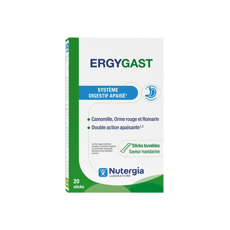 Nutergia Ergygast 20 sticks buvables Nutergia Ergygast 20 sticks buvables