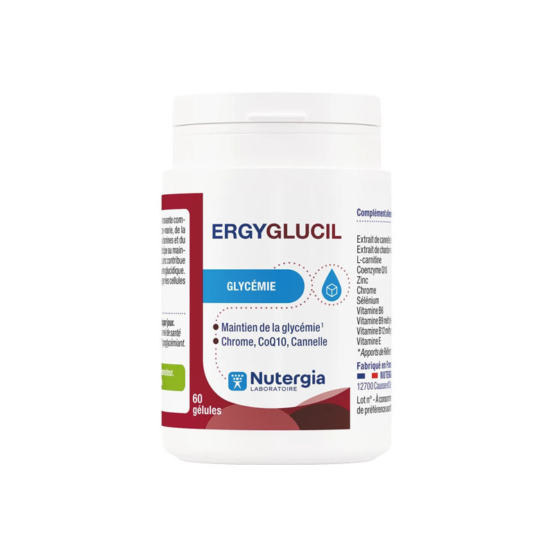 Nutergia Ergyglucil 60 gélules Nutergia Ergyglucil 60 gélules