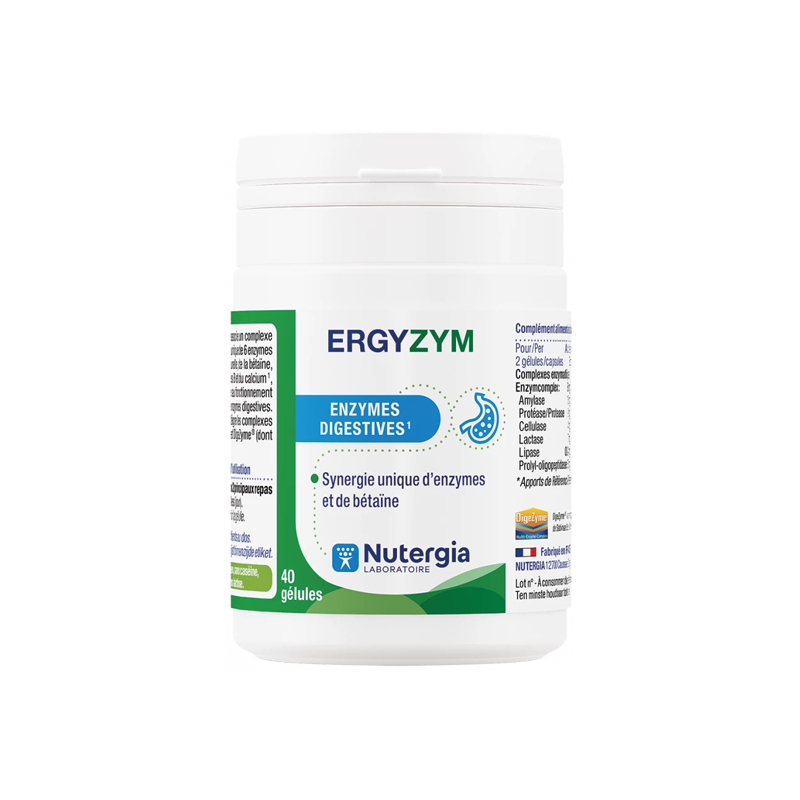 Nutergia Ergyzym 40 gélules Nutergia Ergyzym 40 gélules