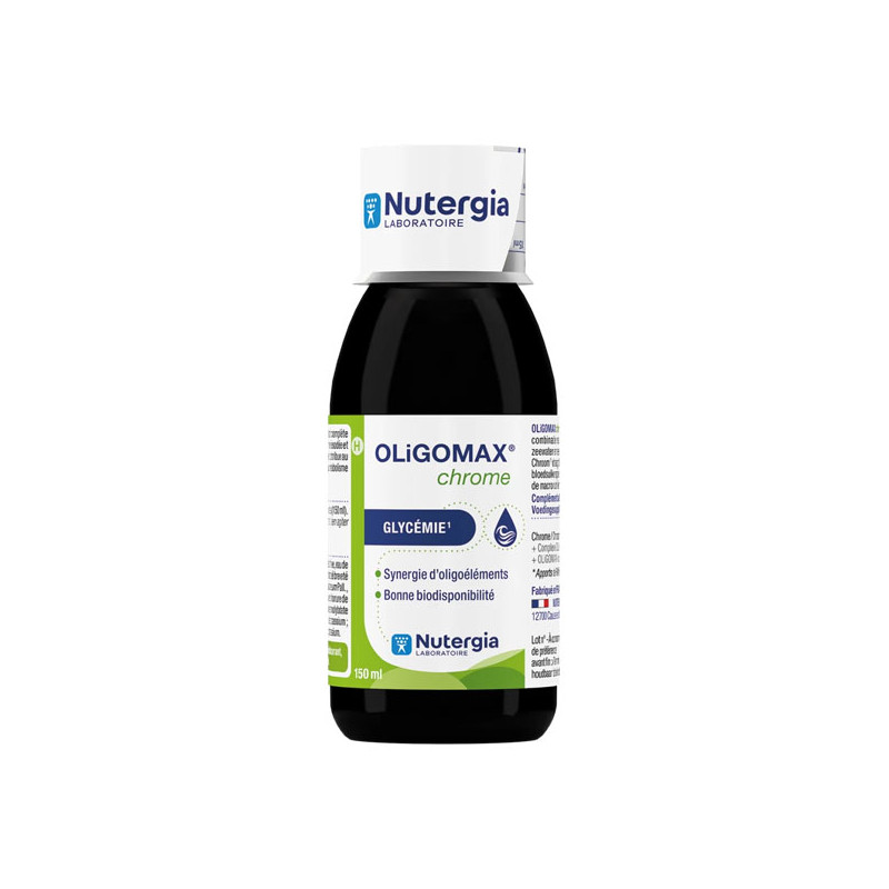 Nutergia Oligomax chrome Glycémie 150ml Nutergia Oligomax chrome Glycémie 150ml