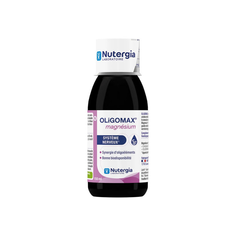 Nutergia Oligomax Magnésium système nerveux 150ml Nutergia Oligomax Magnésium système nerveux 150ml