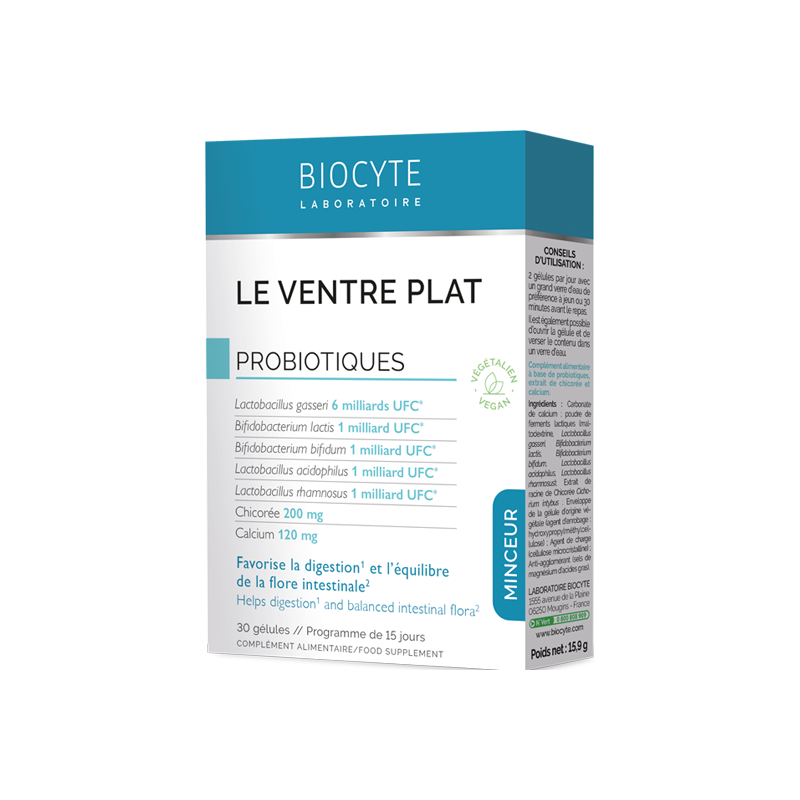 Biocyte Le Ventre Plat 30 gélules Biocyte Le Ventre Plat 30 gélules
