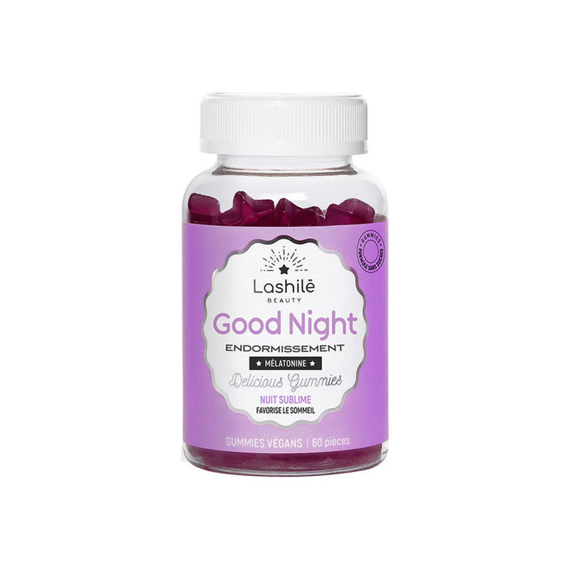 Lashilé Good Night Endormissement nuit sublime 60 gummies Lashilé Good Night Endormissement nuit sublime 60 gummies