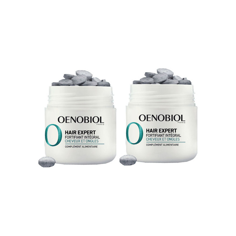 Oenobiol Hair Expert Fortifiant Intégral lot de 2x60 comprimés Oenobiol Hair Expert Fortifiant Intégral lot de 2x60 comprimés