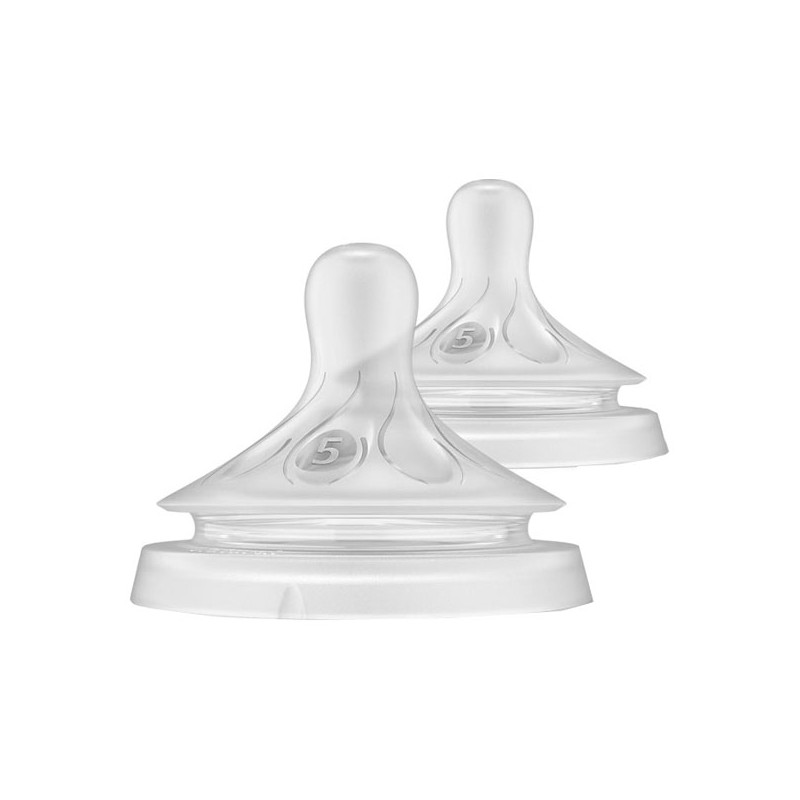 Avent Natural Reponse Tétine débit 6M+ lot de 2 Avent Natural Reponse Tétine débit 6M+ lot de 2