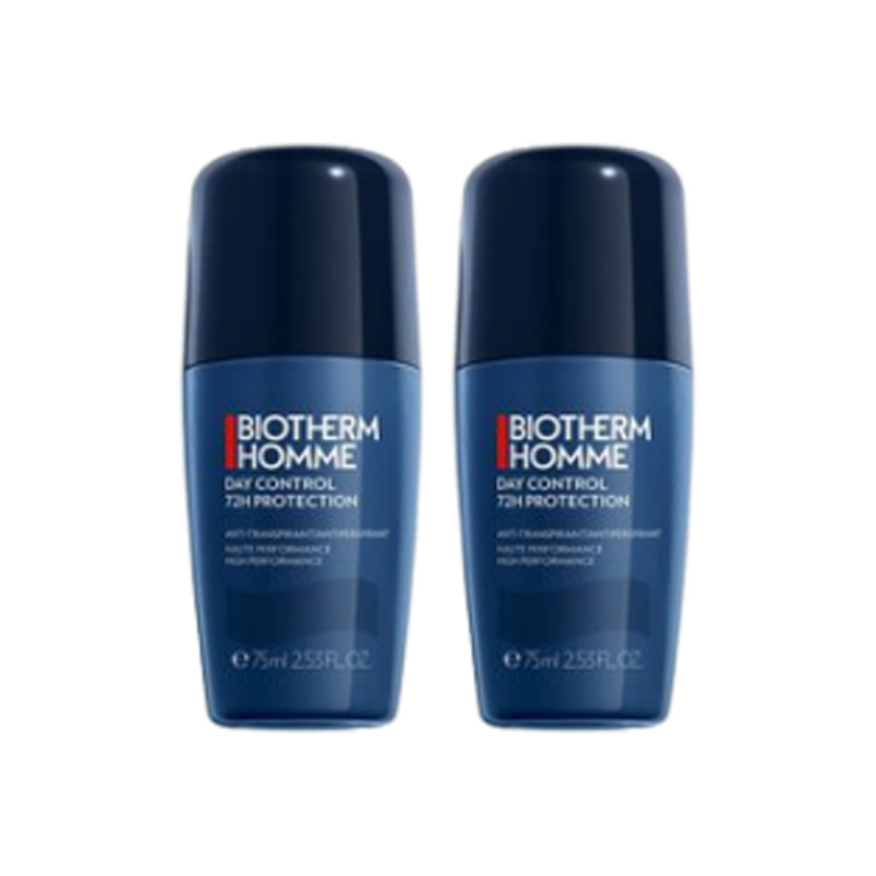 Biotherm Day Control Protection 72h déodorant roll-on lot de 2x75ml Biotherm Day Control Protection 72h déodorant roll-on lot de 2x75ml