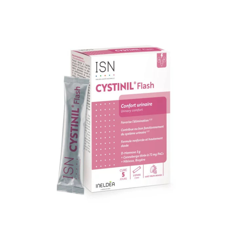 Ineldea Santé Naturelle Cystinil Flash Confort urinaire 10 sticks Ineldea Santé Naturelle Cystinil Flash Confort urinaire 10 sticks