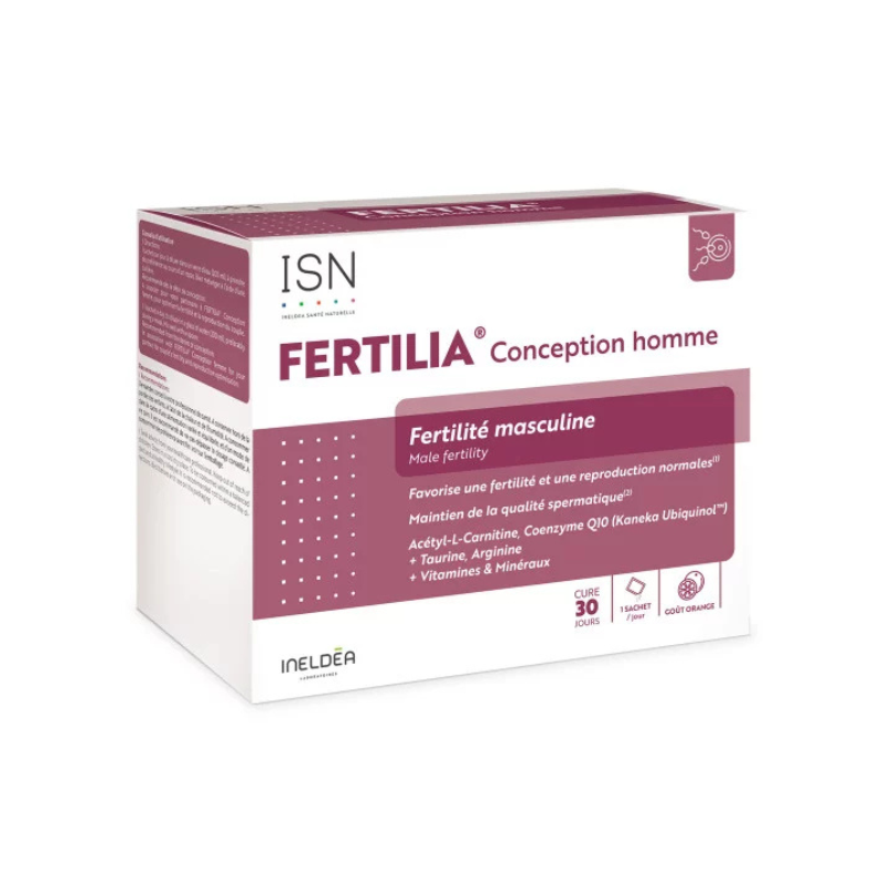 Ineldea Santé Naturelle Fertilia Conception homme fertilité masculine 30 sachets Ineldea Santé Naturelle Fertilia Conception homme fertilité masculine 30 sachets