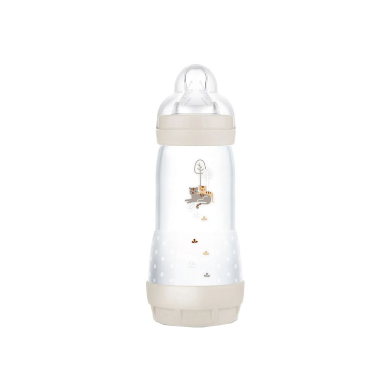 MAM Easy Start Biberons Sable anti-colique débit 3 - 320ml + Tétine plate MAM Easy Start Biberons Sable anti-colique débit 3 - 320ml + Tétine plate