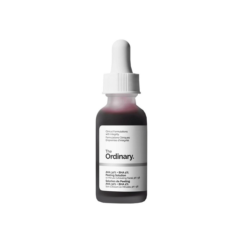 The Ordinary AHA 30% + BHA 2% Solution de peeling 30ml The Ordinary AHA 30% + BHA 2% Solution de peeling 30ml