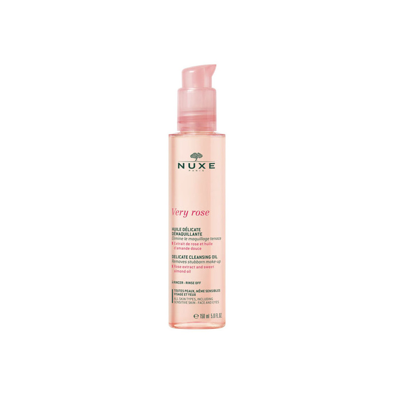 Nuxe Very Rose Huile délicate démaquillante 150ml Nuxe Very Rose Huile délicate démaquillante 150ml