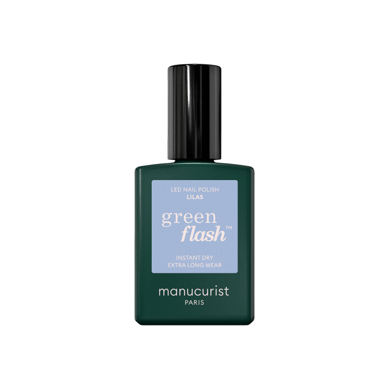 Manucurist Green Flash Lilas Vernis semi-permanent bleu pastel 15ml Manucurist Green Flash Lilas Vernis semi-permanent bleu pastel 15ml