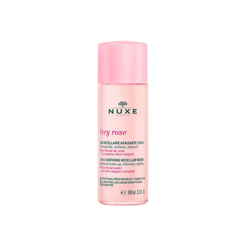 Nuxe Very rose Eau micellaire apaisante 3en1 - 100ml Nuxe Very rose Eau micellaire apaisante 3en1 - 100ml