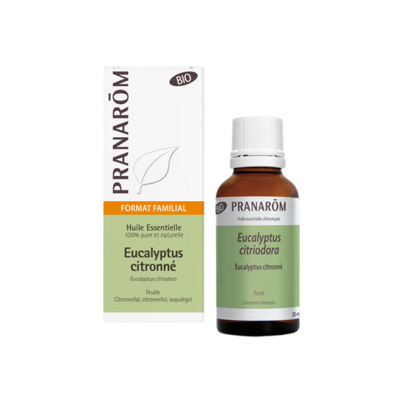 Pranarôm Eucalyptus Citronné huile essentielle bio 30ml Pranarôm Eucalyptus Citronné huile essentielle bio 30ml