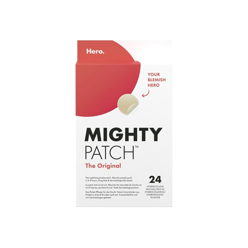 Hero Mighty Patch Original Anti-acné 24 pièces Hero Mighty Patch Original Anti-acné 24 pièces