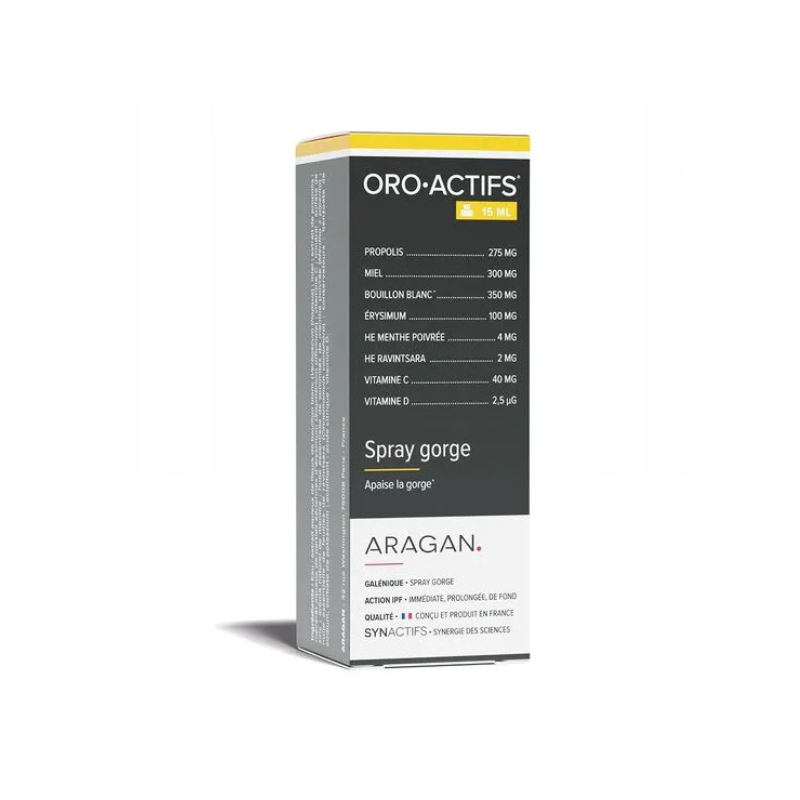 Aragan Synactifs OroActifs Spray gorge 15ml Aragan Synactifs OroActifs Spray gorge 15ml