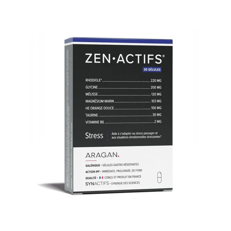 Aragan Synactifs ZenActifs Stress 30 gélules Aragan Synactifs ZenActifs Stress 30 gélules