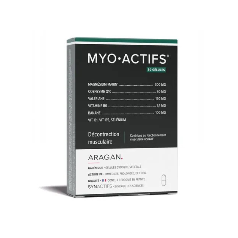 Aragan Synactifs MyoActifs Décontraction musculaire 30 gélules Aragan Synactifs MyoActifs Décontraction musculaire 30 gélules