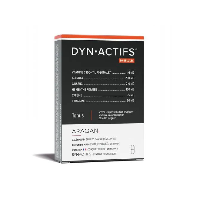 Aragan Synactifs DynActifs Tonus 30 gélules Aragan Synactifs DynActifs Tonus 30 gélules