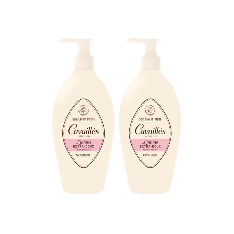 Cavaillès Extra-Doux Soin lavant intime lot de 2 x 500ml Cavaillès Extra-Doux Soin lavant intime lot de 2 x 500ml