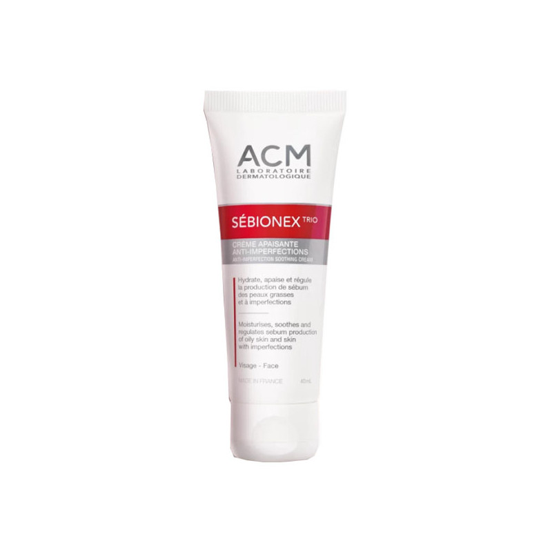 ACM Sébionex Trio Crème apaisante anti-imperfections 40ml ACM Sébionex Trio Crème apaisante anti-imperfections 40ml
