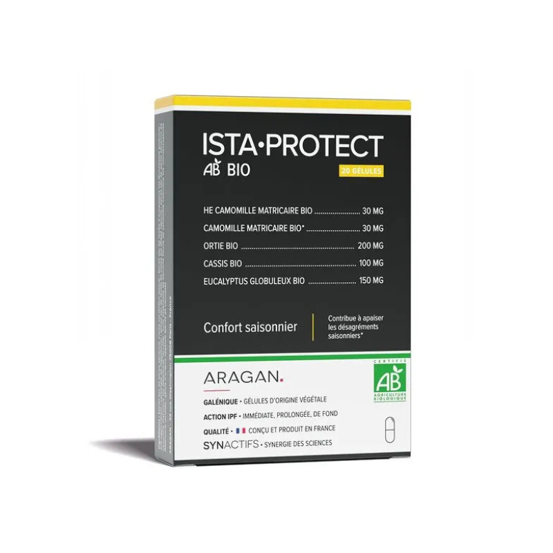 Aragan Synactifs IstaProtect bio 20 gélules Aragan Synactifs IstaProtect bio 20 gélules
