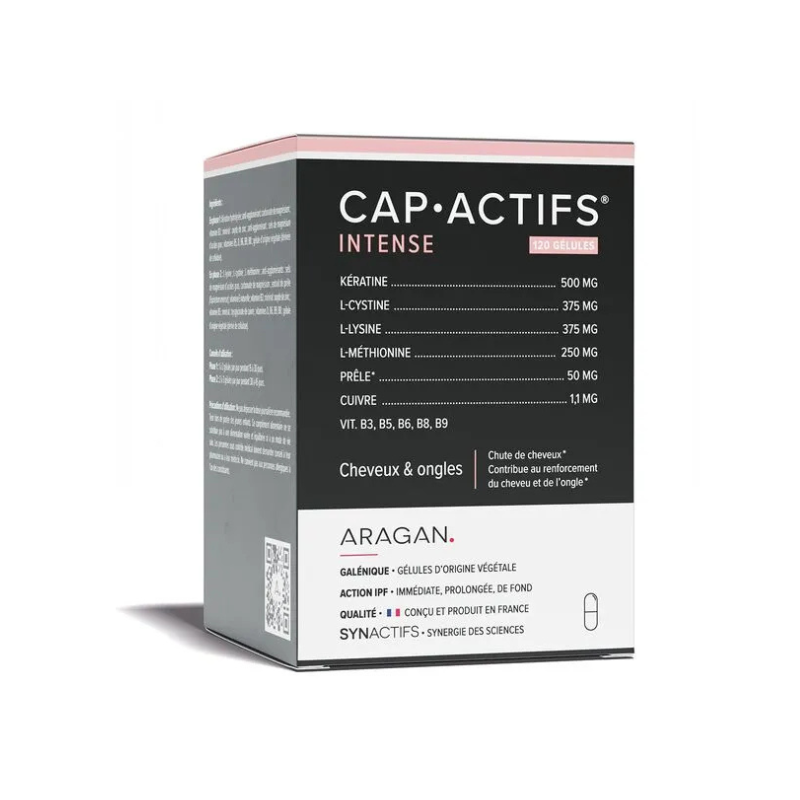 Aragan Synactifs CapActifs Intense Cheveux & ongles 120 gélules Aragan Synactifs CapActifs Intense Cheveux & ongles 120 gélules