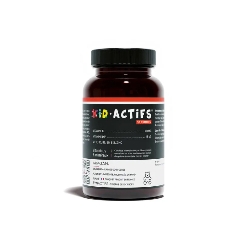 Aragan Synactifs Kidactifs Vitamines & mineraux 30 gommes Aragan Synactifs Kidactifs Vitamines & mineraux 30 gommes