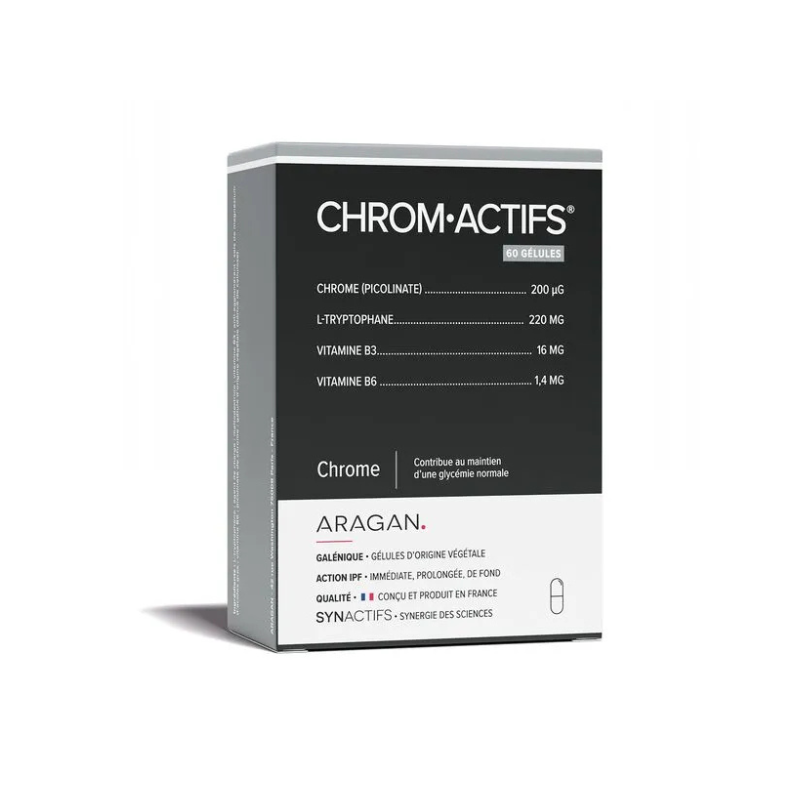 Aragan Synactifs ChromActifs 60 gelules Aragan Synactifs ChromActifs 60 gelules