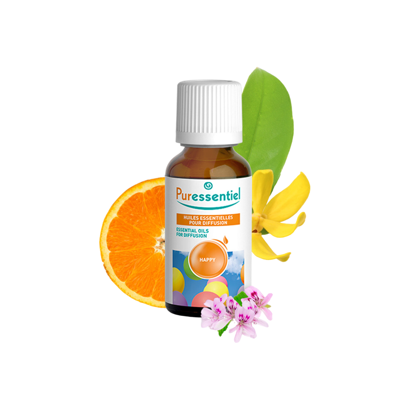 Puressentiel Huile Essentielle Diffuse Happy 30ml Puressentiel Huile Essentielle Diffuse Happy 30ml