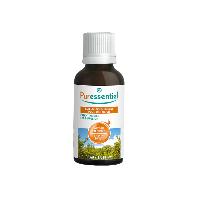 Puressentiel Huile Essentielle Diffuse Voyage en Sicile 30ml Puressentiel Huile Essentielle Diffuse Voyage en Sicile 30ml