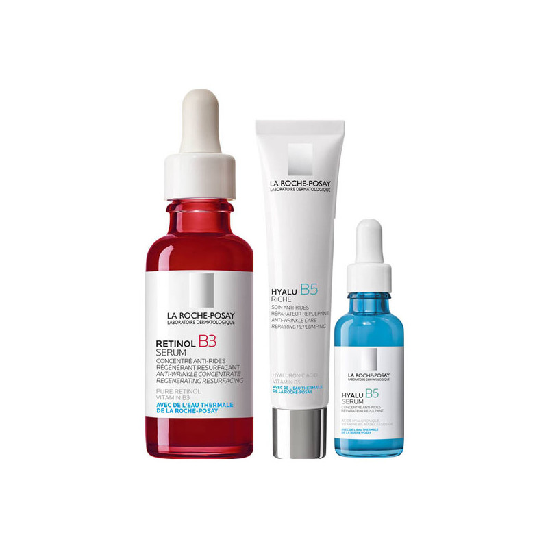 La Roche-Posay Trousse Retinol B3 Sérum 30ml + Hyalu B5 Riche 40ml + Hyalu B5 Sérum 10ml La Roche-Posay Trousse Retinol B3 Sérum 30ml + Hyalu B5 Riche 40ml + Hyalu B5 Sérum 10ml