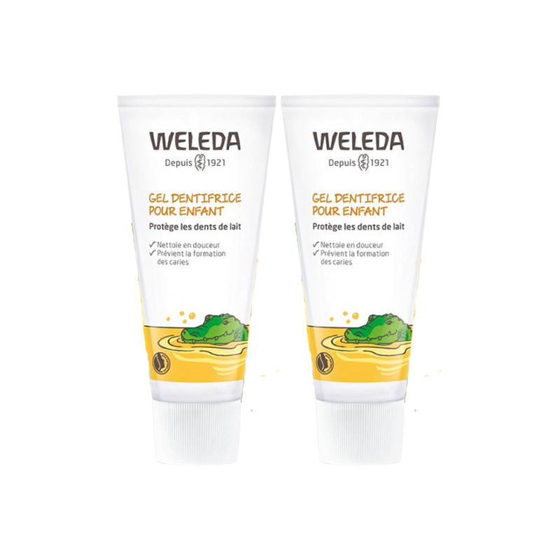 Weleda Gel dentifrice pour enfant lot de 2 x 50ml Weleda Gel dentifrice pour enfant lot de 2 x 50ml