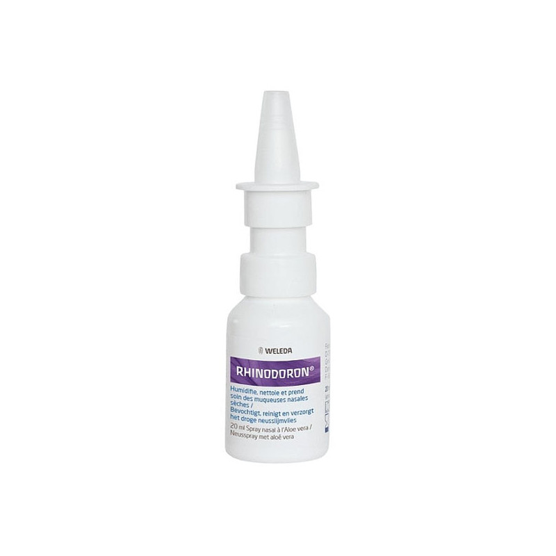 Weleda Rhinodoron Spray nasal à l'aloe vera 20ml Weleda Rhinodoron Spray nasal à l'aloe vera 20ml
