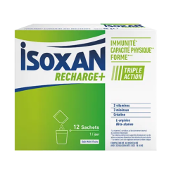 Isoxan Recharge + Triple action 12 sachets