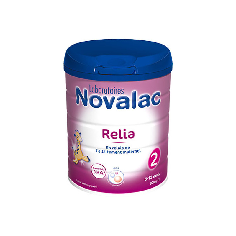 Novalac Relia Lait 2ème âge 800gr Novalac Relia Lait 2ème âge 800gr