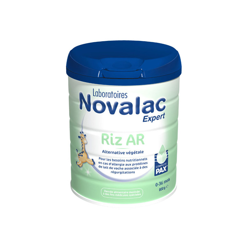 Novalac Expert Riz AR Lait 0-36 mois 800gr Novalac Expert Riz AR Lait 0-36 mois 800gr