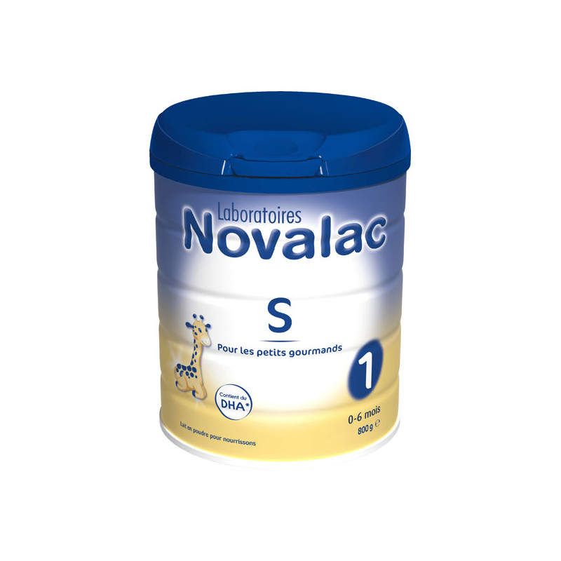 Novalac S Lait 1er âge 0-6 mois 800gr Novalac S Lait 1er âge 0-6 mois 800gr