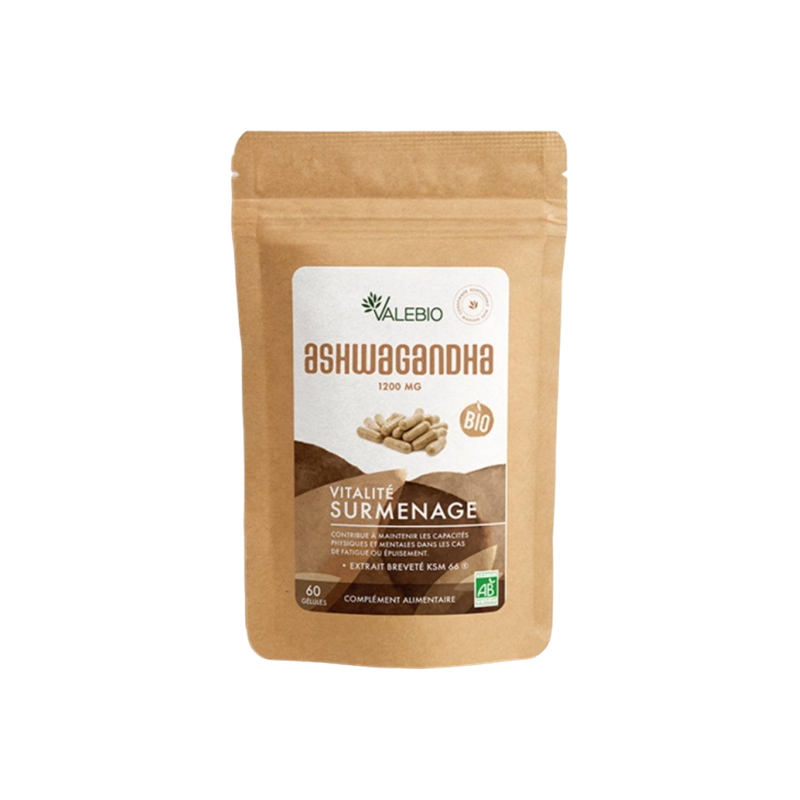 Valebio Ashwagandha bio 60 gélules Valebio Ashwagandha bio 60 gélules