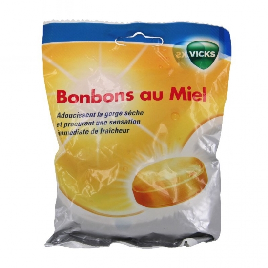 Vicks bonbons au miel pour la gorge