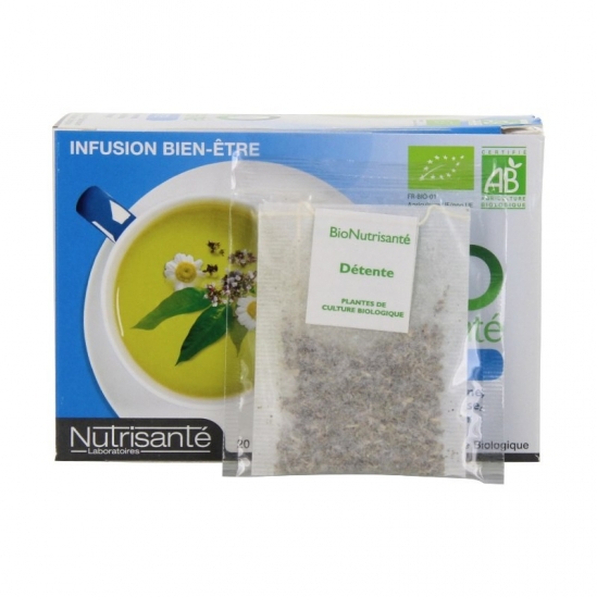 Nutrisanté Infusion bio détente 20 sachets