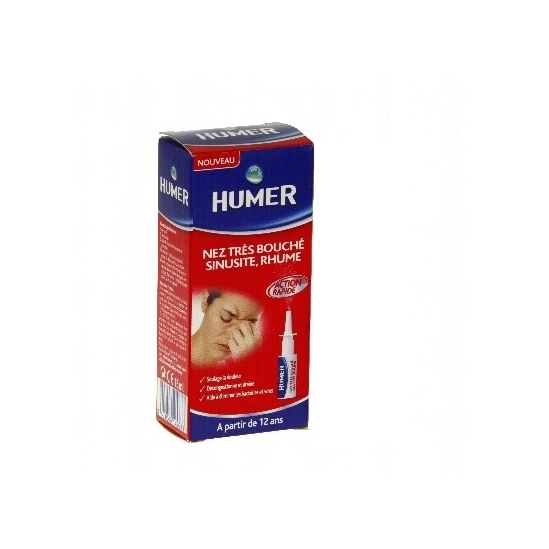 Humer nez très bouché sinusite rhume 15ml