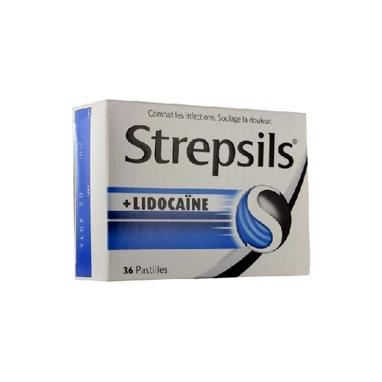 Strepsils lidocaine 36 pastilles